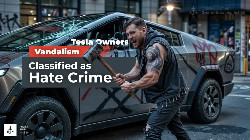 Tesla Owners- Vandalism Classified as Hate Crime