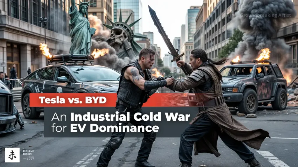 Tesla vs BYD- An Industrial Cold War for EV Dominance